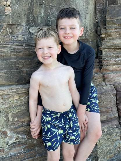 Mini MASLINA (Olives) Kids Swim Shorts