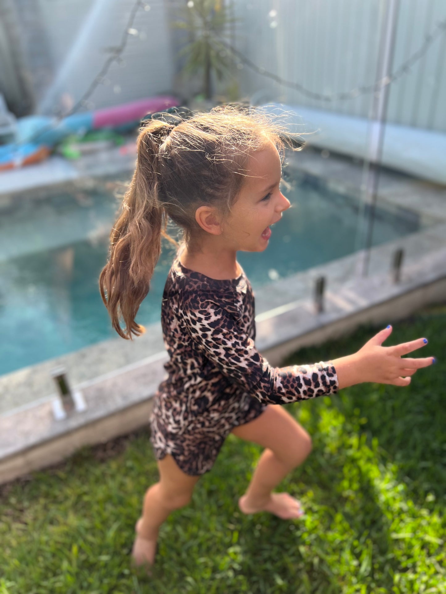 Mini LEOPARD Kids Shortie Swim Shorts