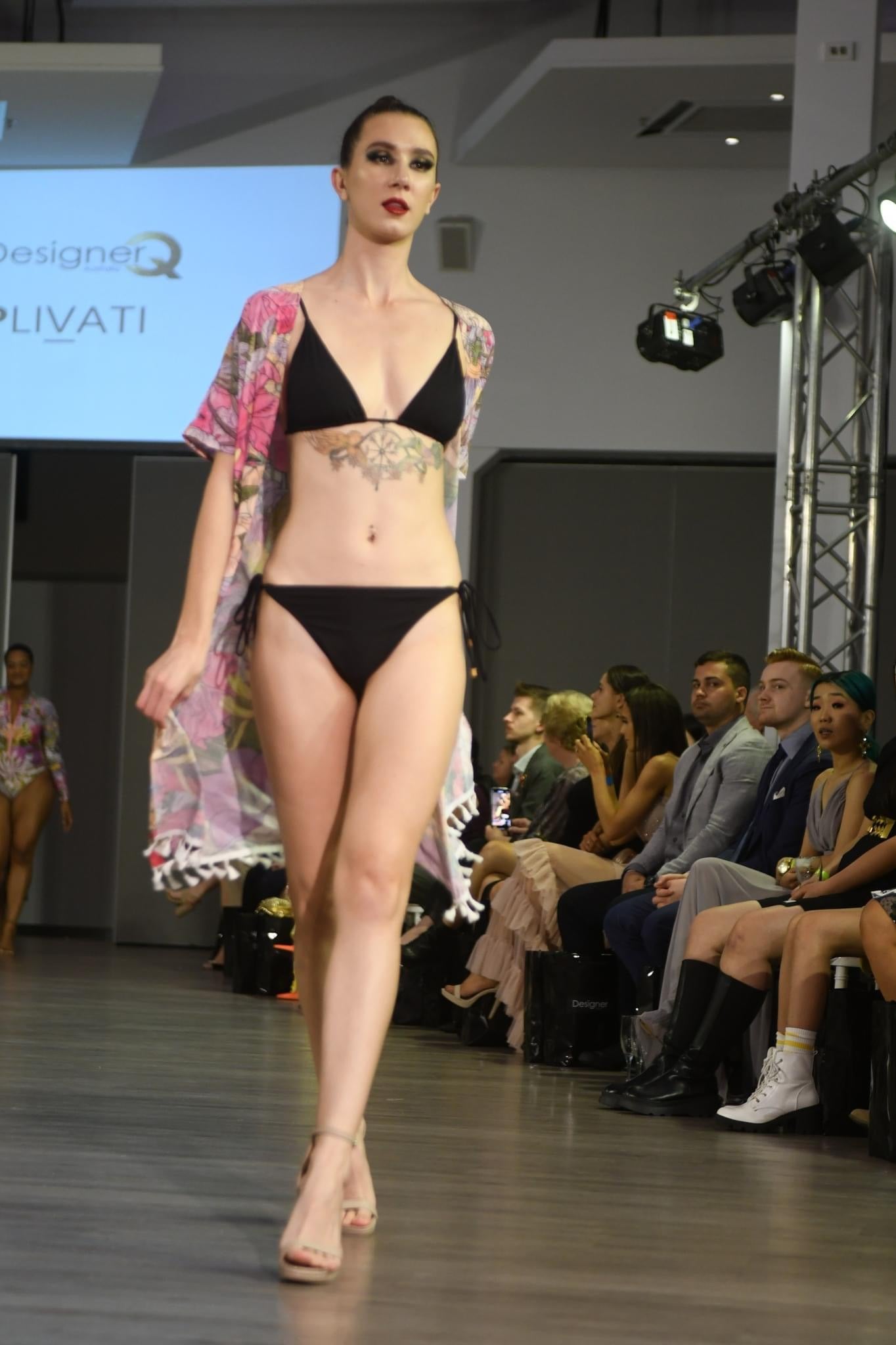 MIA 'BLACK’ String Triangle - Bra Style Bikini Top