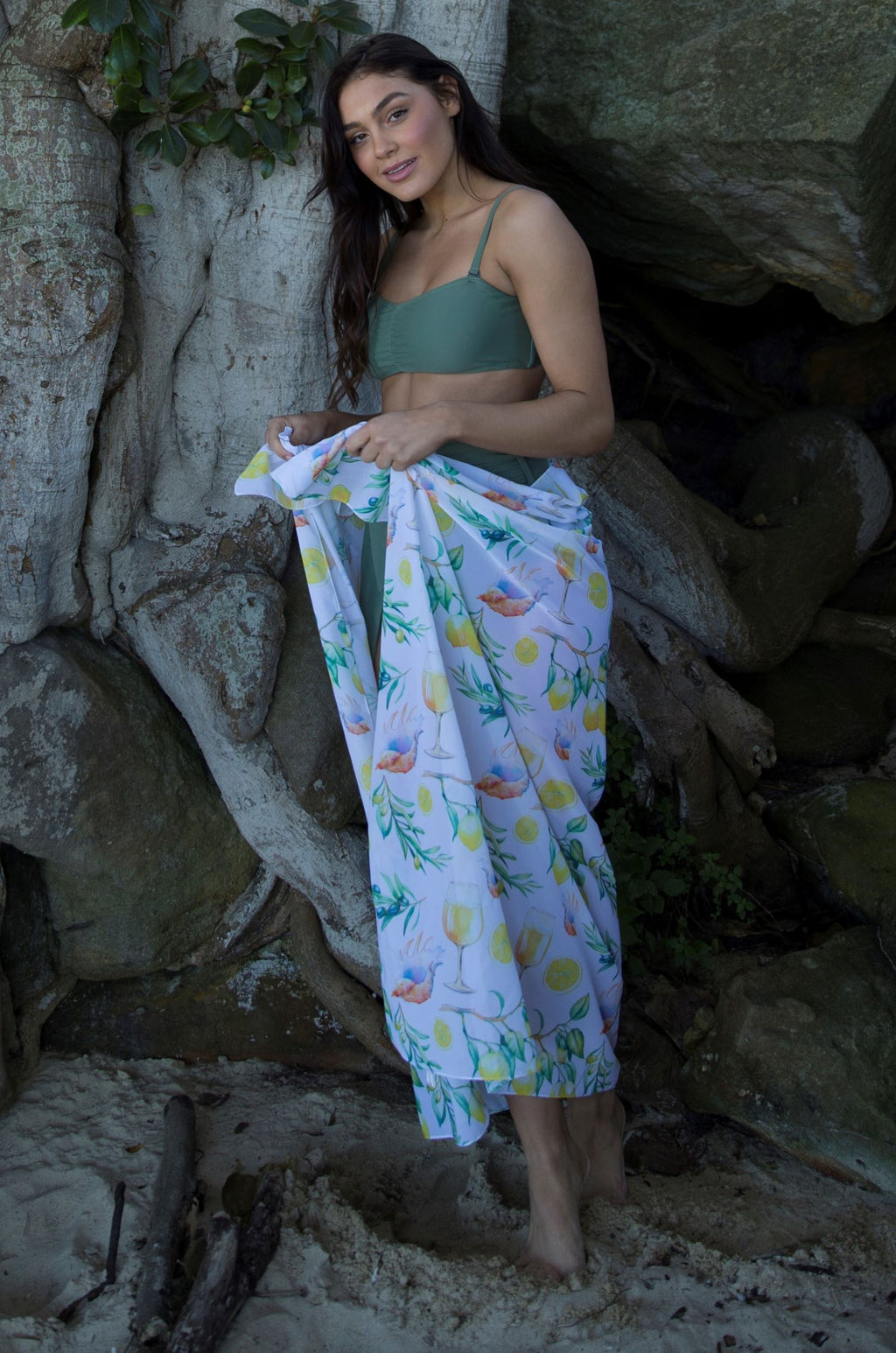 ROSA 'Adriatic' Sarong - PLIVATI