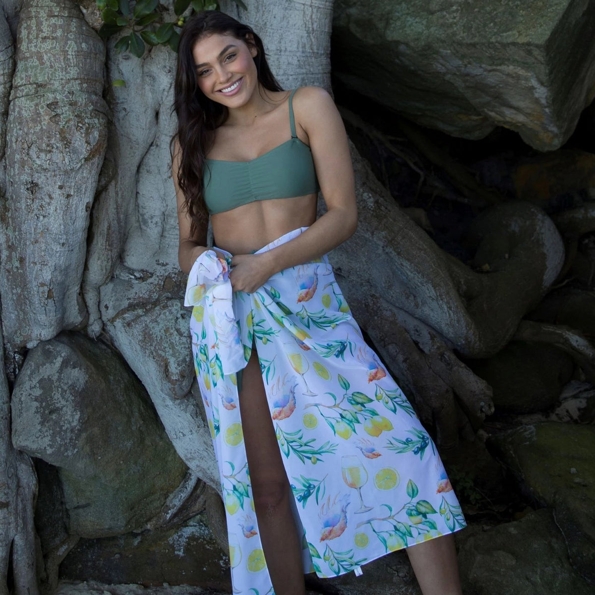 ROSA 'Adriatic' Sarong - PLIVATI